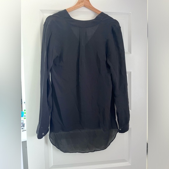 Wilfred 100% Silk V-Neck Blouse - Picture 6 of 7